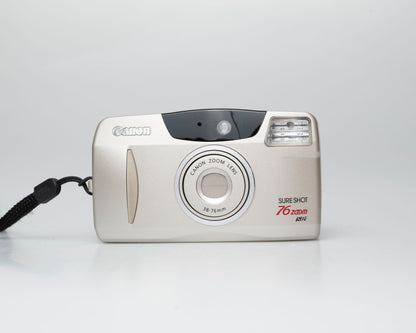 Canon Sure Shot 76 Zoom appareil photo argentique 35mm avec étui (série 6300674)