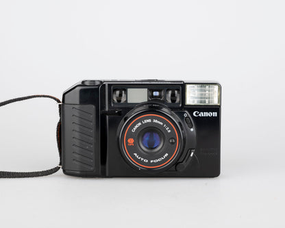 Canon Sure Shot (aka AF35M II or Autoboy 2) 35mm film point-and-shoot w/ case (serial 454680)
