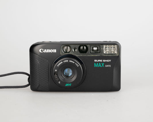 Canon Sure Shot Max Date 35mm film camera w/case (serial 40011244)
