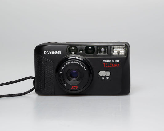 Canon Sure Shot Tele Max 35mm film camera w/ case (serial 6759851) | film🎞tested