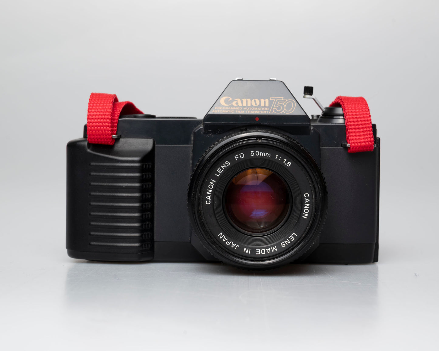 Canon T50 front view