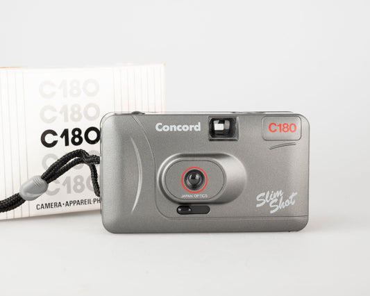 Concord C180 Slim Shot 35mm film camera w/ original box
