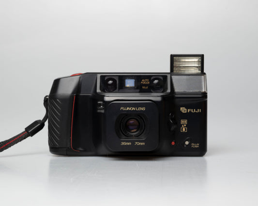 Fuji DL-400 Tele dual lens 35mm camera (serial 31100107)