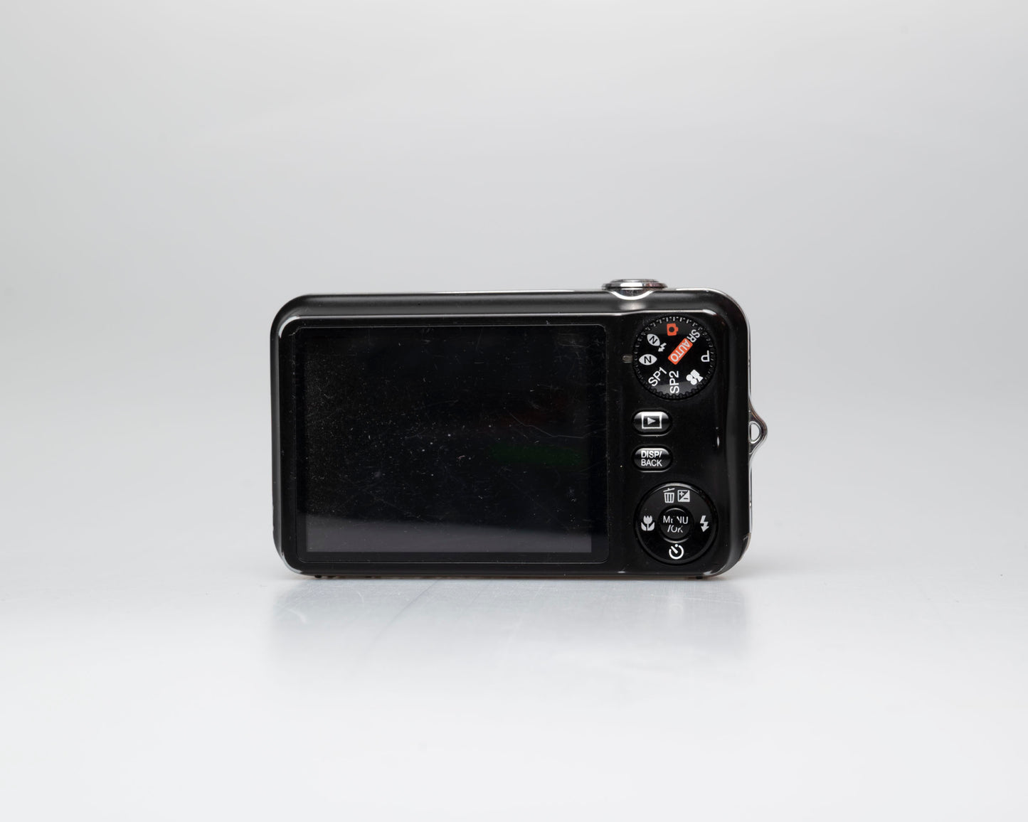 Fujifilm Finepix JV100 digicam w/ 12 MP CCD sensor + battery + charger + 8GB SD card (serial08607054)