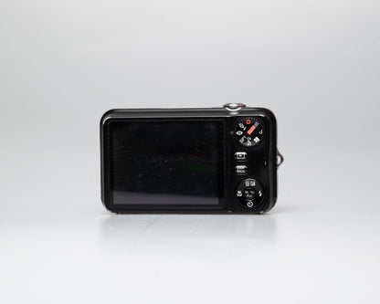 Fujifilm Finepix JV100 digicam w/ 12 MP CCD sensor + battery + charger + 8GB SD card (serial08607054)