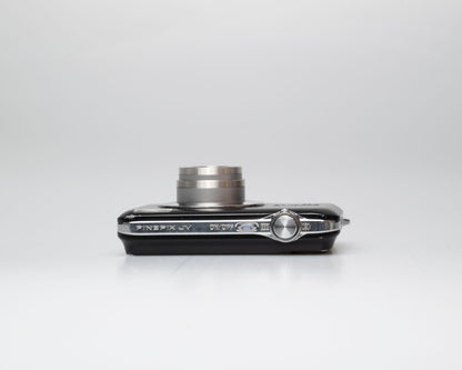 Fujifilm Finepix JV100 digicam w/ 12 MP CCD sensor + battery + charger + 8GB SD card (serial08607054)