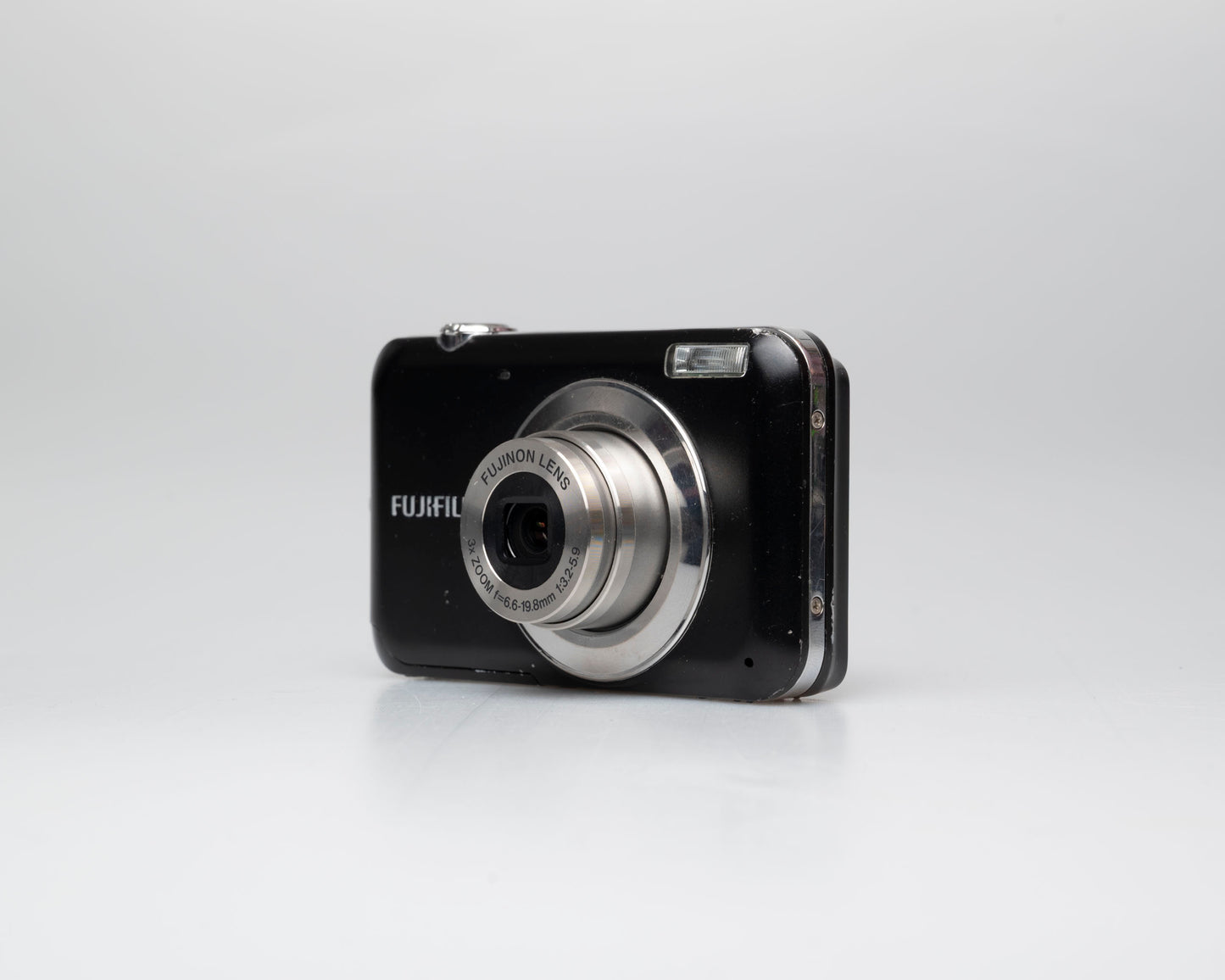 Fujifilm Finepix JV100 digicam w/ 12 MP CCD sensor + battery + charger + 8GB SD card (serial08607054)