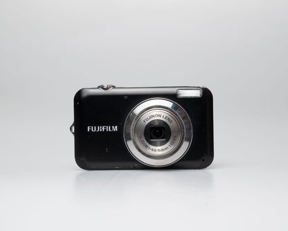 Fujifilm Finepix JV100 digicam w/ 12 MP CCD sensor + battery + charger + 8GB SD card (serial08607054)