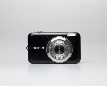Fujifilm Finepix JV100 digicam w/ 12 MP CCD sensor + battery + charger + 8GB SD card (serial08607054)