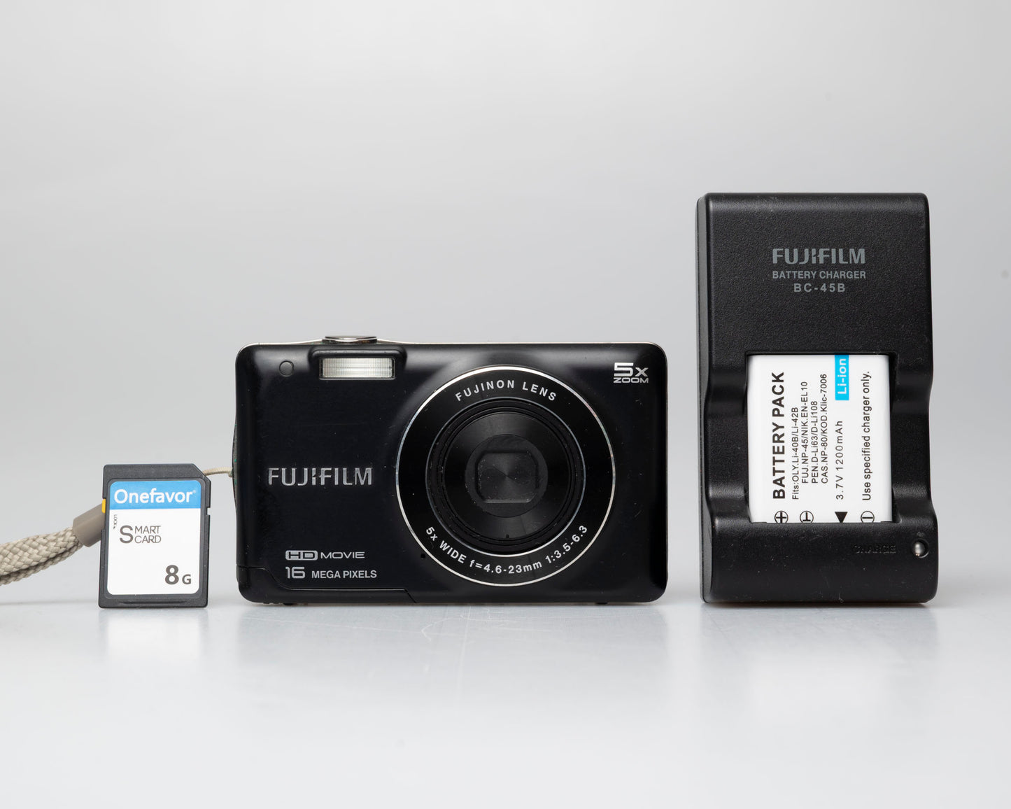 Fujifilm Finepix JX650 16 MP CCD sensor digicam w/ battery + charger + 8GB SD card (serial 4SG50713)
