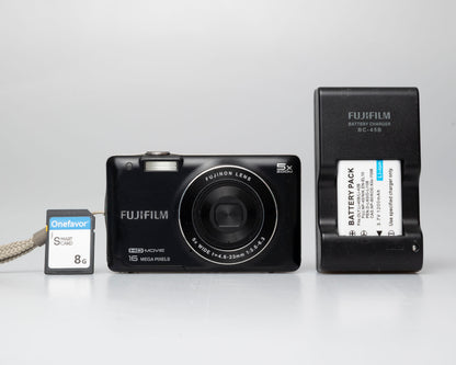 Fujifilm Finepix JX650 16 MP CCD sensor digicam w/ battery + charger + 8GB SD card (serial 4SG50713)