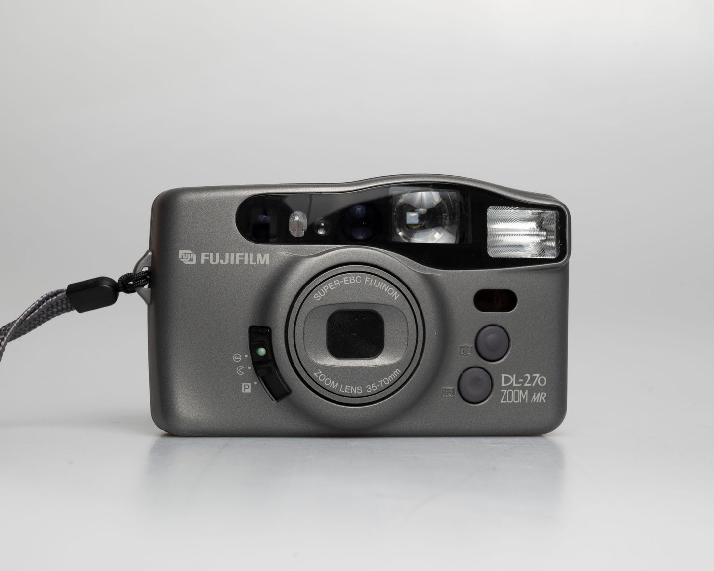 Fujifilm DL-270 Zoom MR 35mm camera w/ case + remote (serial 71105456)