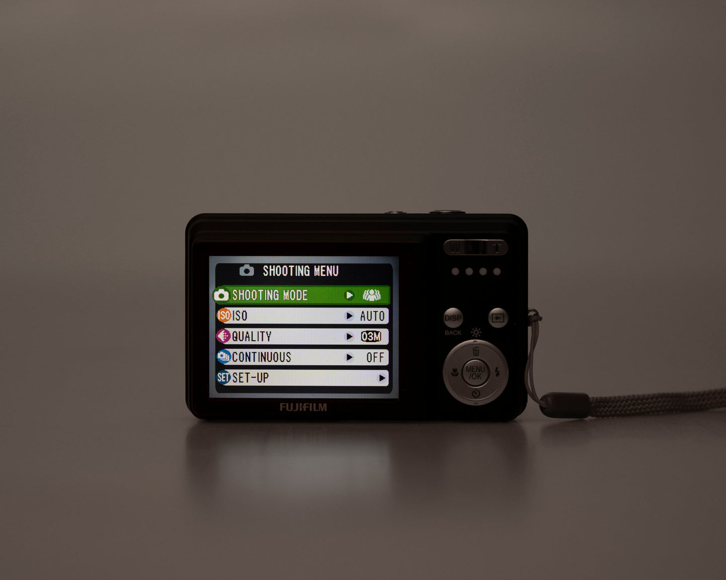 Fujifilm Finepix J10 8.2 MP digicam w/ battery + charger + 8GB SD card (serial 8UG02712)