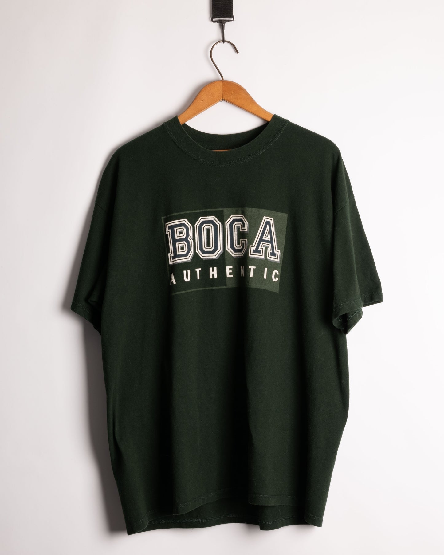 Forest green BOCA t-shirt - made in Canada - large