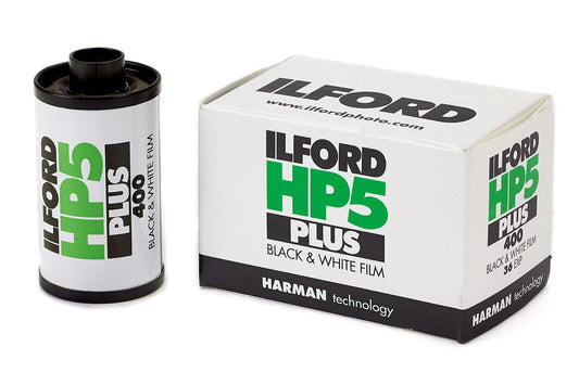 Film négatif noir et blanc Ilford HP5 Plus (35 mm, 36 exp., ISO 400)