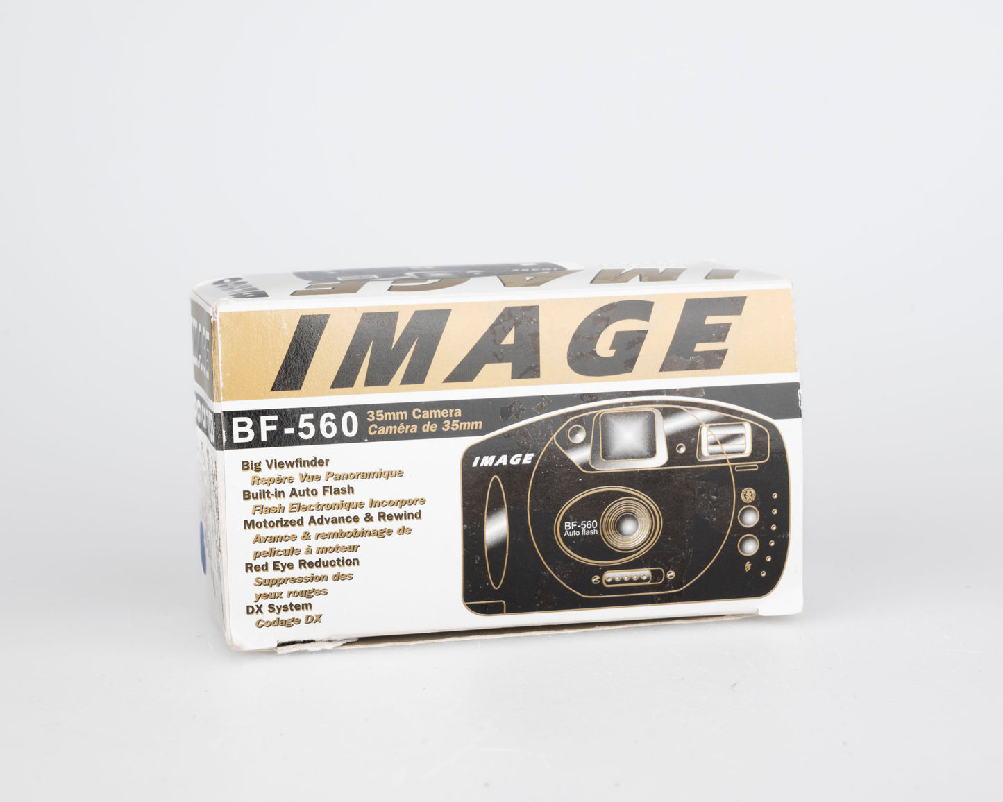 Image BF-560 35mm camera w/ original box, case, and manual (serial 3073893)