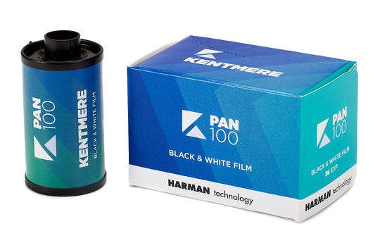 Film négatif noir et blanc Kentmere Pan 100 (35 mm, 36 poses, ISO 100)