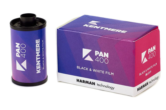 Film négatif noir et blanc Kentmere Pan 400 (35 mm, 36 exp., ISO 400)