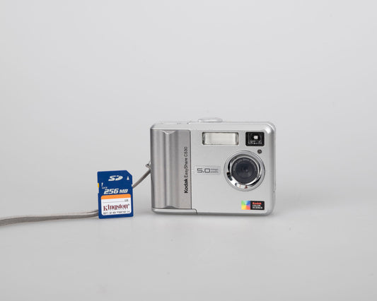 Kodak EasyShare C530 5 megapixel CCD sensor digicam w/ 256 MB SD card (uses AA batteries)