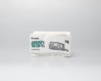 Kodak Star 635 35mm camera w/ case + manual (serial 50612978)