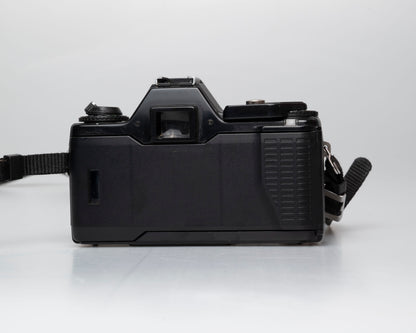 Konica TC-X 35mm film SLR w/ Hexanon AR 50mm f1.8 lens + manual (serial 268882)