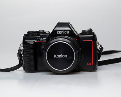 Konica TC-X 35mm film SLR w/ Hexanon AR 50mm f1.8 lens + manual (serial 268882)