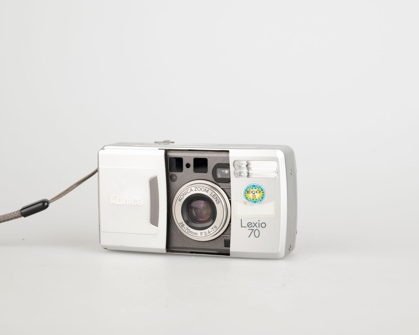 Konica Lexio 70 compact 35mm camera w/ case (serial 6685579)
