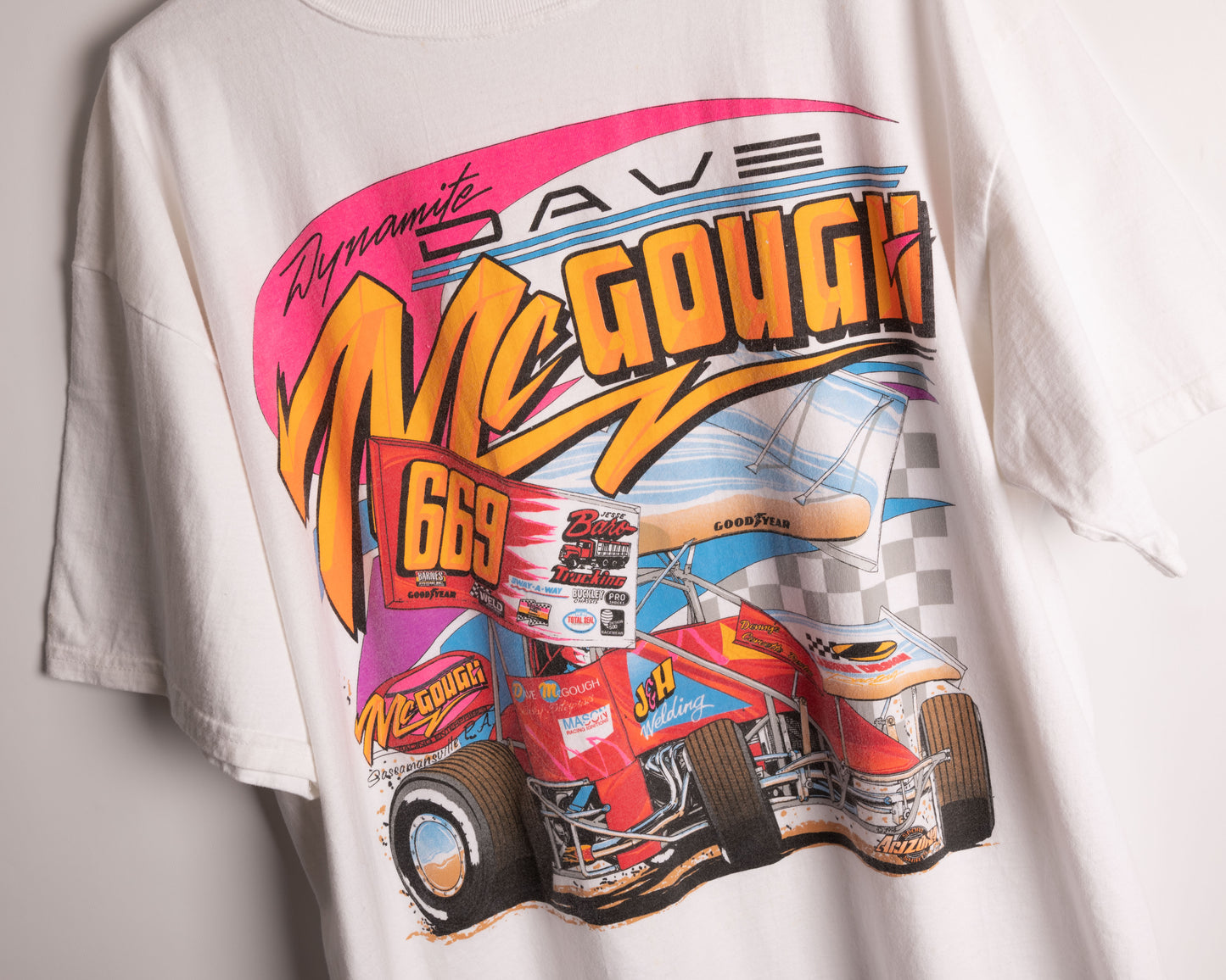 'Dynamite' Dave McGough racing t-shirt
