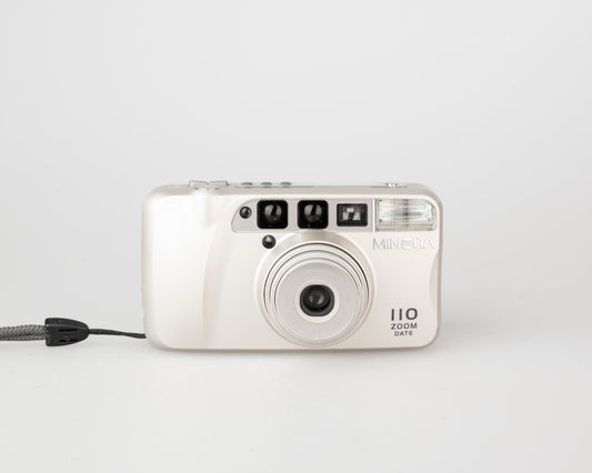 Minolta 110 Zoom Date compact 35mm camera w/ case (serial 42312807)
