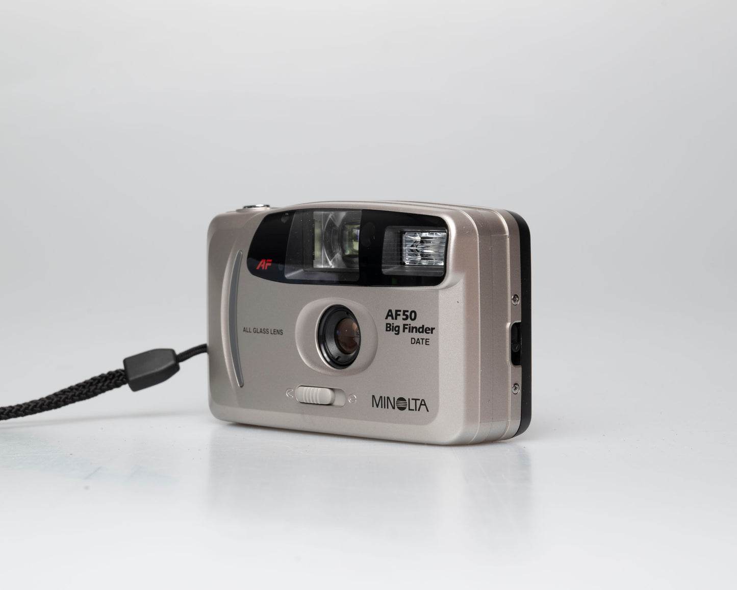 Minolta Freedom AF-50 Grand Chercheur appareil photo 35mm avec étui (série 31102313)