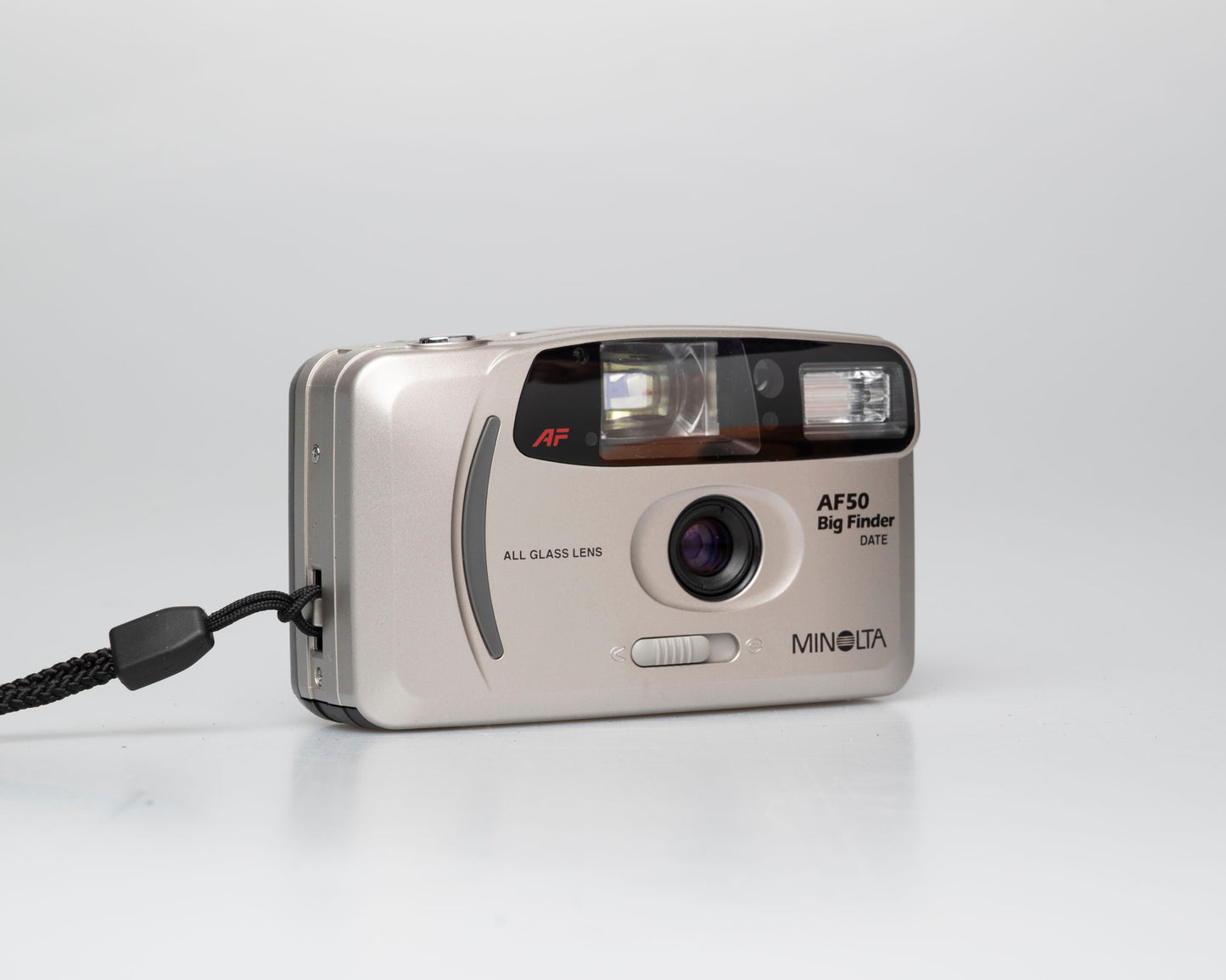 Minolta Freedom AF-50 Grand Chercheur appareil photo 35mm avec étui (série 31102313)