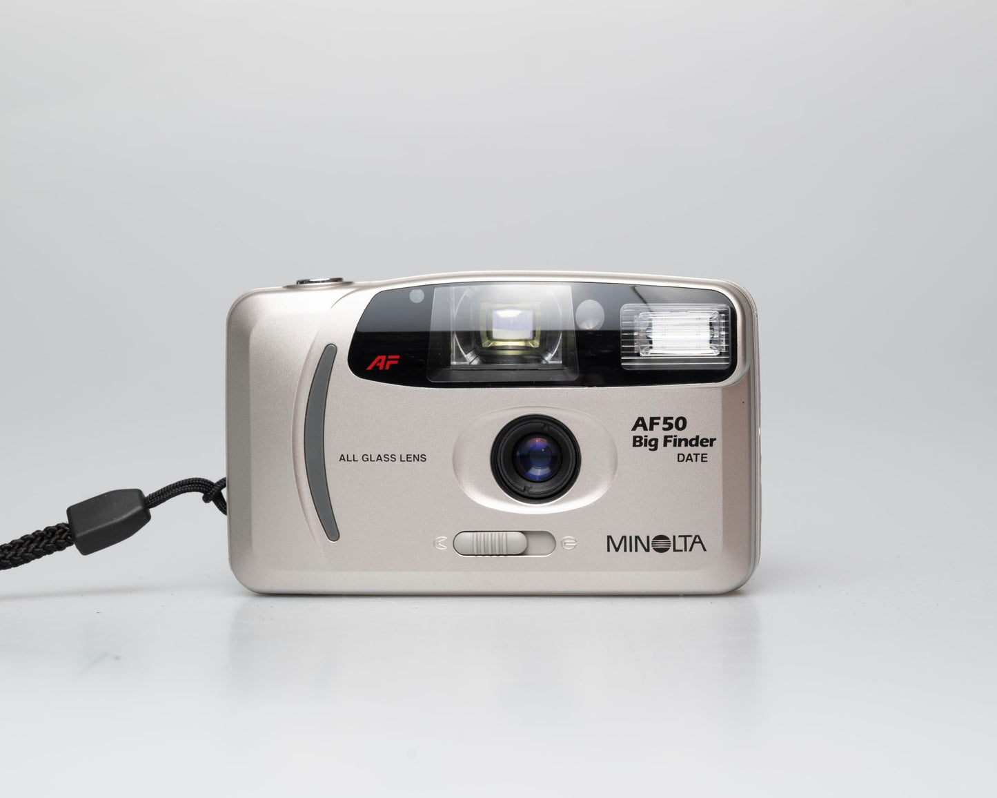 Minolta Freedom AF-50 Grand Chercheur appareil photo 35mm avec étui (série 31102313)