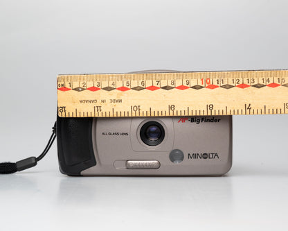 Minolta AF Big Finder 35mm camera w/ case (serial 71820113)