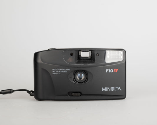 Appareil photo argentique Minolta F10BF 35 mm avec étui (série 39620055)