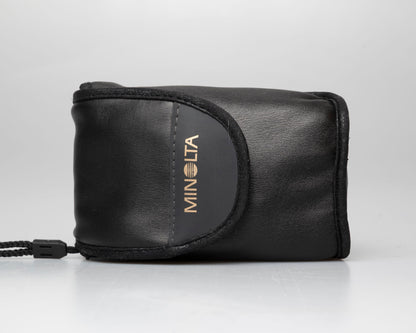 Minolta Family Zoom II 35mm camera w/ case (serial 41974429)