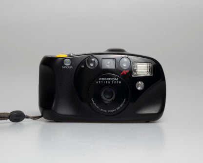 Appareil photo 35 mm Minolta Freedom Action Zoom avec étui (numéro de série 9840558)