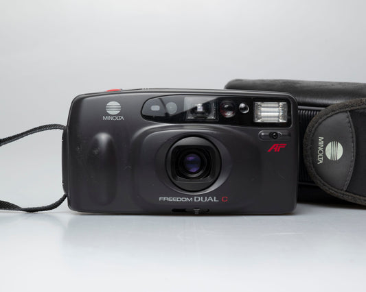 Minolta Freedom Dual C 35mm camera w/ case (serial 36305060)