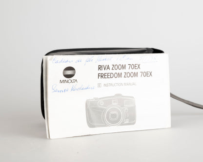 Appareil photo Minolta Freedom Zoom 70EX 35 mm avec étui + manuel (série 91502403)