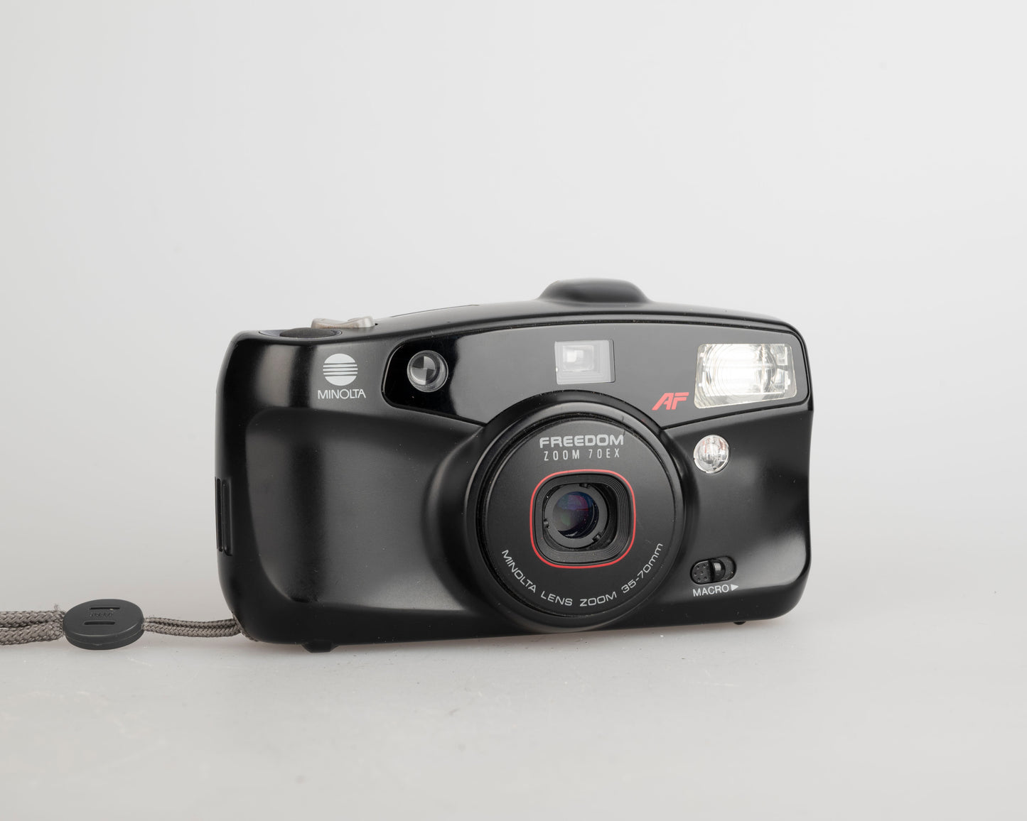 Minolta Freedom Zoom 70EX 35mm camera w/ case + manual (serial 91502403)