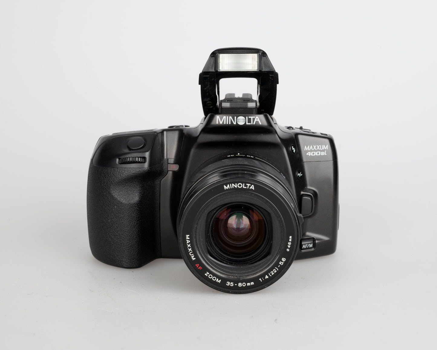 Minolta Maxxum 400si 35mm film SLR w/ AF 35-80mm lens (serial 87730923)