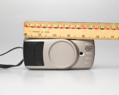 Appareil photo Minolta Riva Zoom 125 EX Date 35mm avec étui et manuel (numéro de série 95904275)