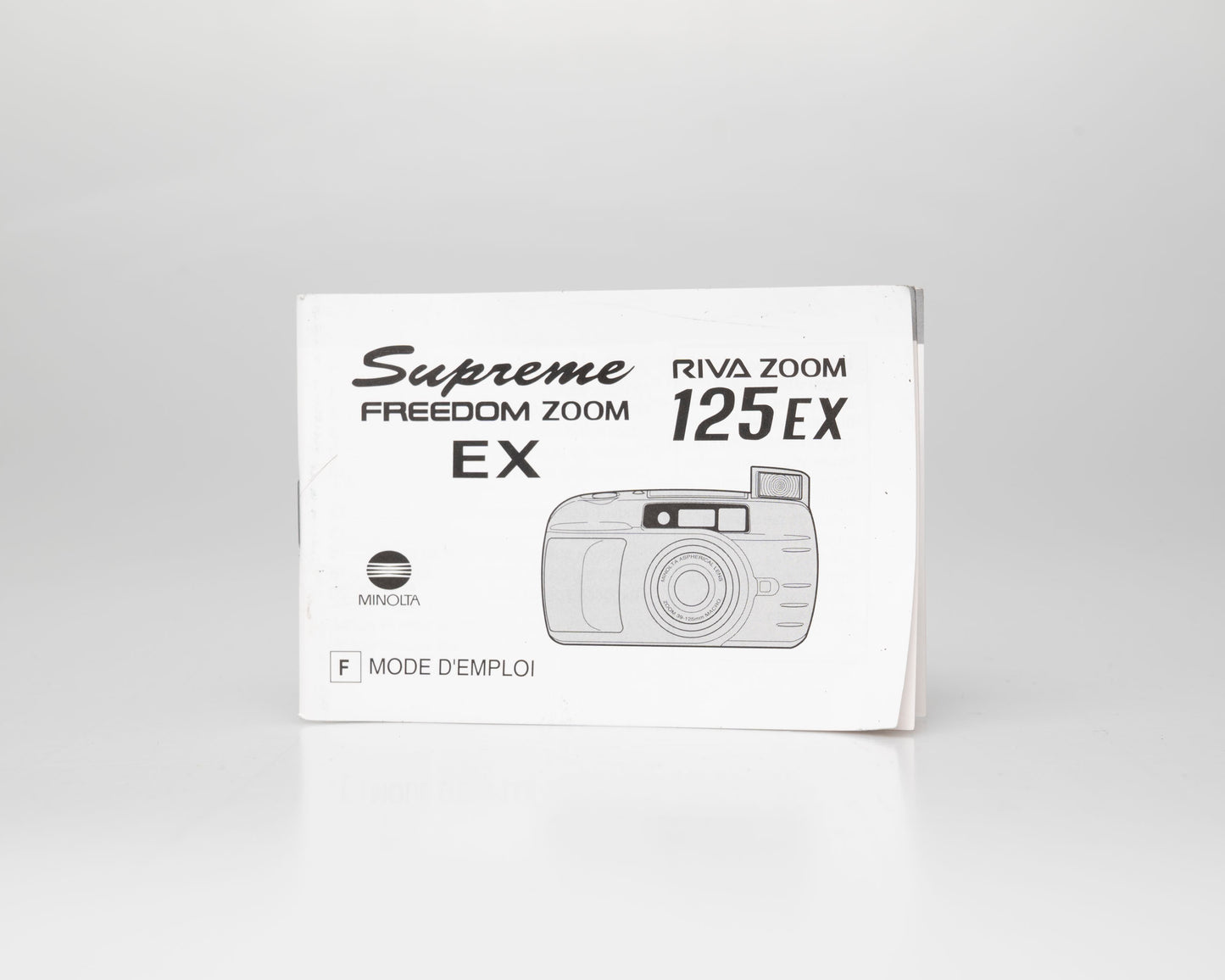Appareil photo Minolta Riva Zoom 125 EX Date 35mm avec étui et manuel (numéro de série 95904275)