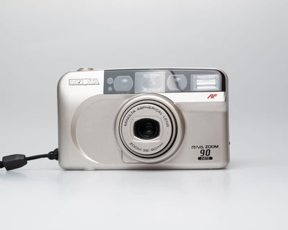 Minolta Riva Zoom 90 Date 35mm camera (serial 36914713)