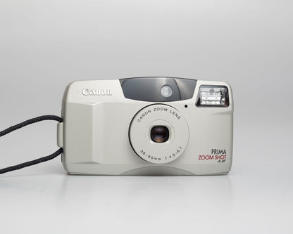 Canon Prima Zoom Shot 35mm film camera w/ case (serial 4615096)
