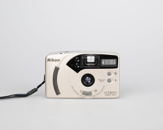 Nikon AF240SV 35mm film camera w/ case (serial 5805286)