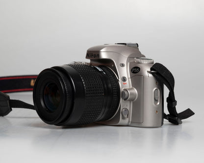 Nikon F55 35mm film SLR w/ AF Nikkor 35-80mm lens (serial 2269252)