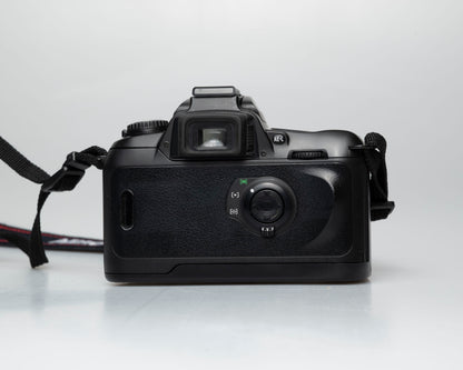 Nikon F75 35mm film SLR w/ AF Nikkor 28-80mm lens (serial 2258155)