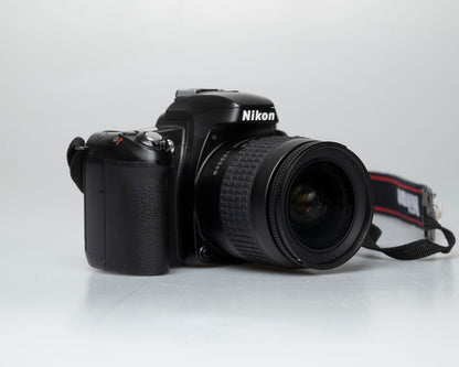 Nikon F75 35mm film SLR w/ AF Nikkor 28-80mm lens (serial 2258155)