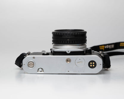 Nikon FE 35mm film SLR camera with 50mm f1.8 lens (serial 3649733) | film🎞tested