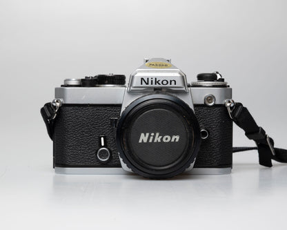 Nikon FE 35mm film SLR camera with 50mm f1.8 lens (serial 3649733) | film🎞tested